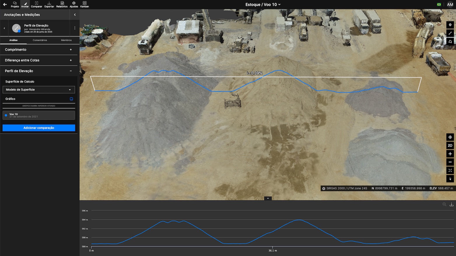 Interface da plataforma Maply